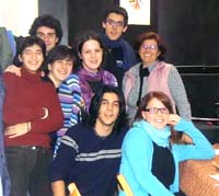 I ragazzi del Gruppo Missionario della Parrocchia dell'Asccensione al Pino di Prato