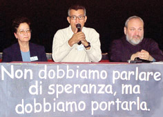 Chiara Ameglio, P. Antonio Da Trinidade, P. Luigi Senesi 
