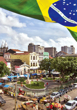 Recife: Piazza del mercato davanti 