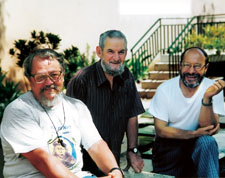 da sinistra: Fr.Giorgio Picchi, P.Mario Maccarini, Fr Silvano nardi