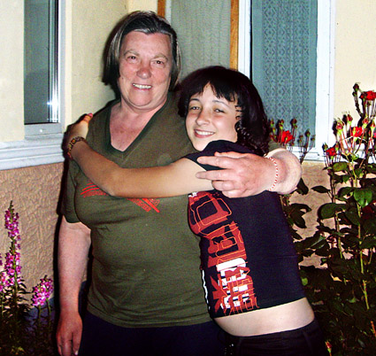 Lucia Iorio con Mariana